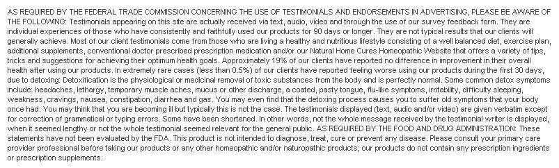 Natural Home Cures Himalayan Salt Disclaimer